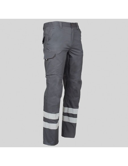 PANTALÓN UNISEX MULTIBOLSILLOS ELÁSTICO ARCE 2 BANDAS REFLECTANTES