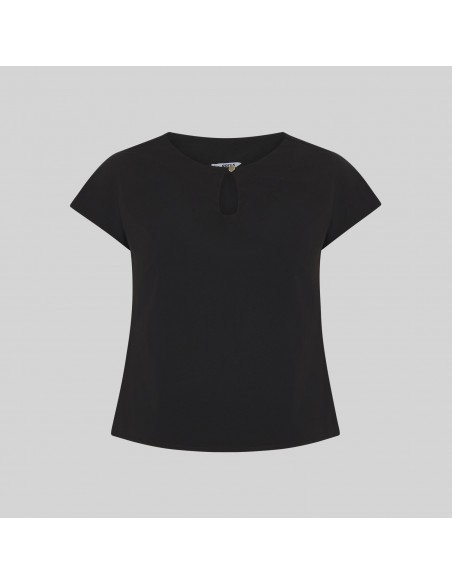 BLUSA MUJER ESCOTE LAGRIMA M/C PETRA