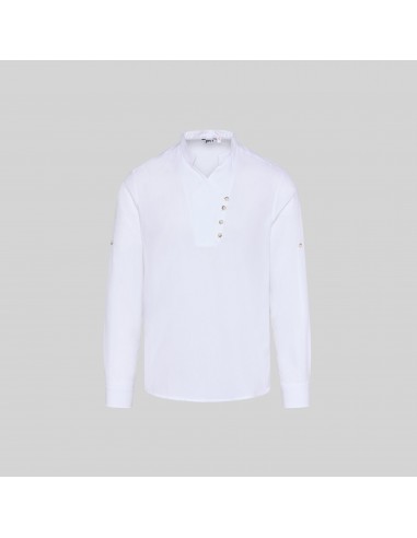 CAMISA HOMBRE CHAMBRAY CUELLO MAO NIAS