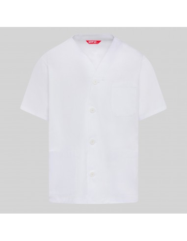 BLUSA SANITARIO UNISEX PICO BOTONES