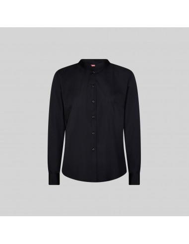 CAMISA MUJER MANGA LARGA CUELLO MAO POP