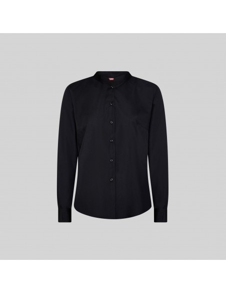 CAMISA MUJER MANGA LARGA CUELLO MAO POP