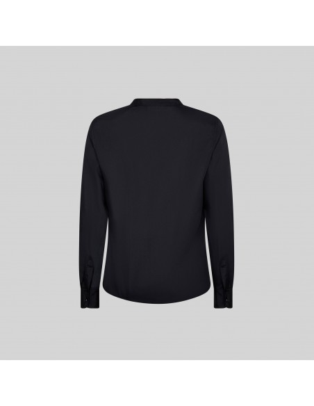 CAMISA MUJER MANGA LARGA CUELLO MAO POP
