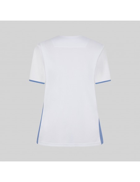 BLUSA HOMBRE ESCOTE PICO COMBINADA MANGA CORTA GAEL