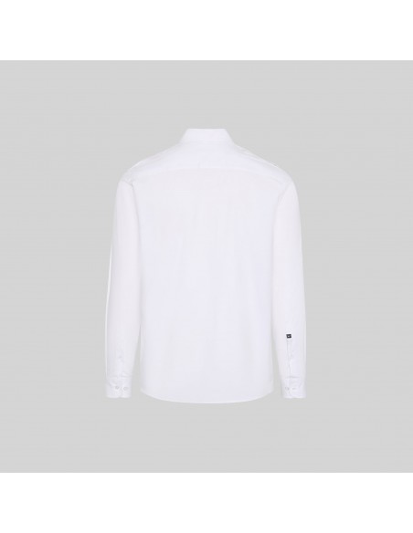 CAMISA UNISEX CHARRETERAS MANGA LARGA ELASTAN
