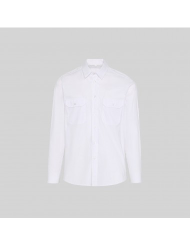 CAMISA UNISEX CHARRETERAS MANGA LARGA ELASTAN