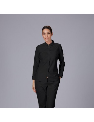 CHAQUETA COCINA MUJER CUELLO ITALIANO MORAL