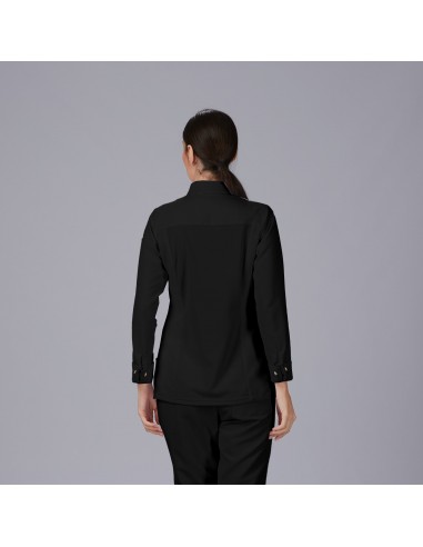 CHAQUETA COCINA MUJER CUELLO ITALIANO MORAL