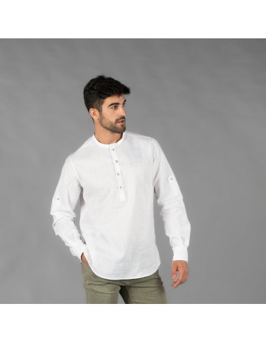 CAMISA HOMBRE LINO/COTTON CUELLO MAO TIWI