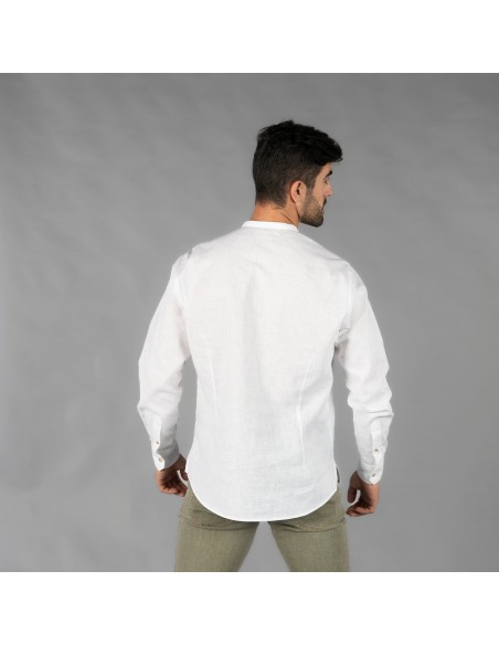 CAMISA HOMBRE LINO/COTTON CUELLO MAO TIWI