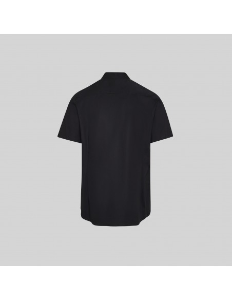 CAMISA HOMBRE MANGA CORTA CUELLO MAO SLIM FIT ELASTAN