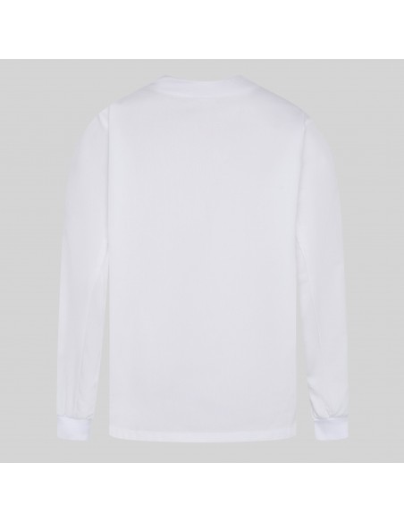BLUSA SANITARIO UNISEX PICO MANGA LARGA PUÑO ACRÍLICO