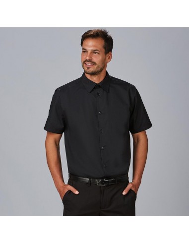 CAMISA HOMBRE MANGA CORTA SLIM FIT ELASTAN