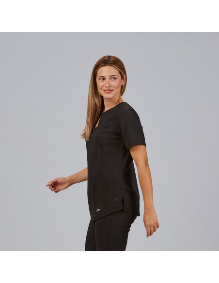 BLUSA MUJER ESCOTE LAGRIMA M/C MARÍA