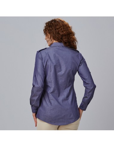 CAMISA MUJER MANGA ROLL UP DANIELA