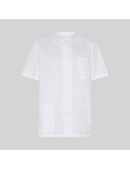 BLUSA SANITARIO UNISEX ABOTONADO BLANCA BLUSA SANITARIO UNISEX ABOTONADO BLANCA