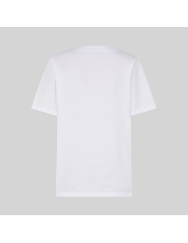 BLUSA SANITARIO UNISEX ABOTONADO BLANCA