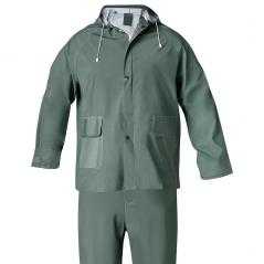 Traje de Agua Impermeable Verde Pvc Talla 9-XXL - Imagen 1