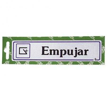 Rotulo "empujar"