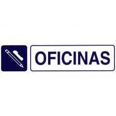 Rotulo adhesivo 250x63 mm. oficinas
