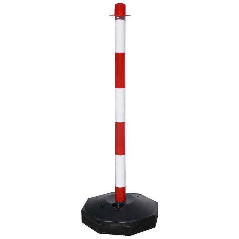 Poste para cadena plastico 90 cm. con base