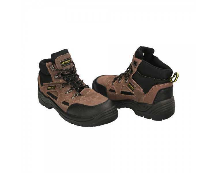 Botas Seguridad "Tiborx" S1P+SR+FO Talla 40 Puntera Reforzada, Suela Antiperforación Antideslizante. Botas Trabajo Seguridad (P