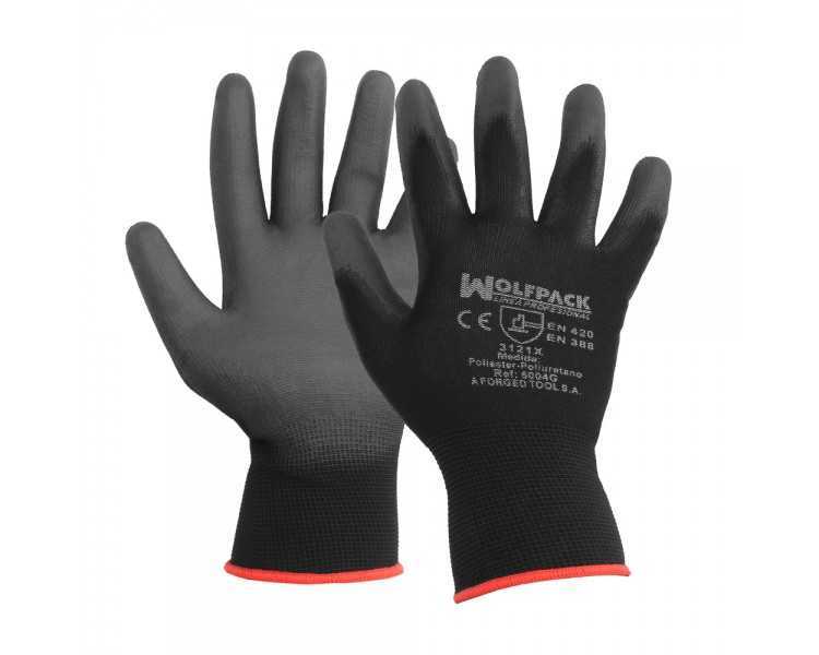 Guantes Poliuretano / Poliester Impregnado 7" (Par)