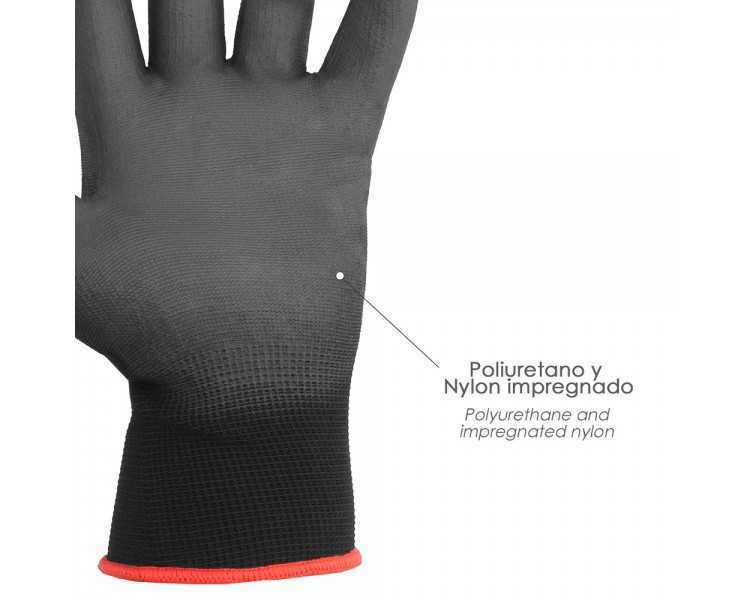 Guantes Poliuretano / Poliester Impregnado 7" (Par)