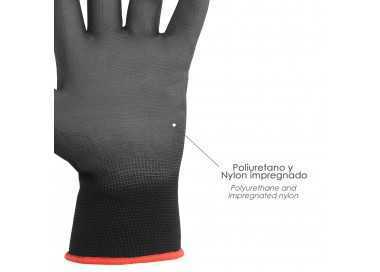 Guantes Poliuretano / Poliester Impregnado 7" (Par) Guantes Poliuretano / Poliester Impregnado 7" (Par)