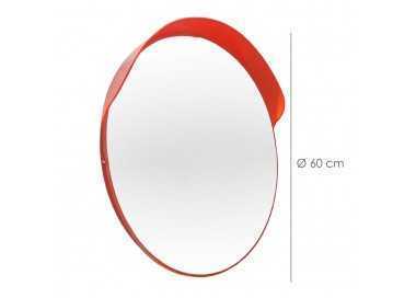 Espejo Convexo Interior / Exterior Con visera 60 cm. Espejo Convexo Interior / Exterior Con visera 60 cm.