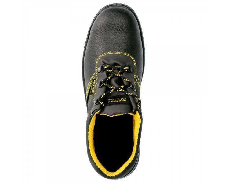 Zapatos Seguridad S3 Piel Negra Wolfpack Nº 47 Vestuario Laboral,calzado Seguridad, Botas Trabajo. (Par)
