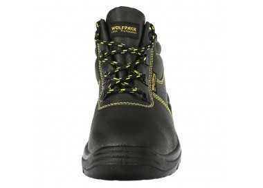 Botas Seguridad S3 Piel Negra Wolfpack Nº 40 Vestuario Laboral,calzado Seguridad, Botas Trabajo. (Par)