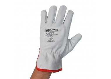 Guantes Piel FLOR 10" C/Colgador (Par)