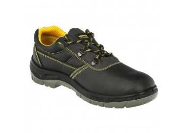Zapatos Seguridad S3 Piel Negra Wolfpack Nº 39 Vestuario Laboral,calzado Seguridad, Botas Trabajo. (Par)