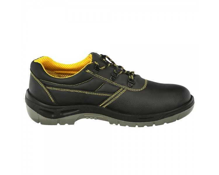 Zapatos Seguridad S3 Piel Negra Wolfpack Nº 39 Vestuario Laboral,calzado Seguridad, Botas Trabajo. (Par)