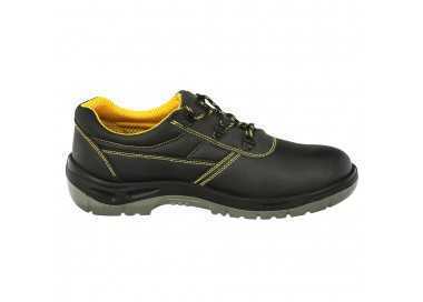 Zapatos Seguridad S3 Piel Negra Wolfpack Nº 39 Vestuario Laboral,calzado Seguridad, Botas Trabajo. (Par)
