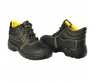 Botas Seguridad S3 Piel Negra Wolfpack Nº 39 Vestuario Laboral,calzado Seguridad, Botas Trabajo. (Par)