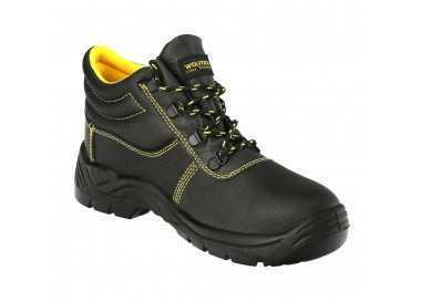 Botas Seguridad S3 Piel Negra Wolfpack Nº 39 Vestuario Laboral,calzado Seguridad, Botas Trabajo. (Par)