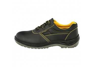 Zapatos Seguridad S3 Piel Negra Wolfpack Nº 40 Vestuario Laboral,calzado Seguridad, Botas Trabajo. (Par)
