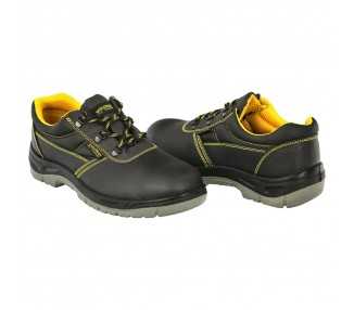 Zapatos Seguridad S3 Piel Negra Wolfpack Nº 48 Vestuario Laboral,calzado Seguridad, Botas Trabajo. (Par)