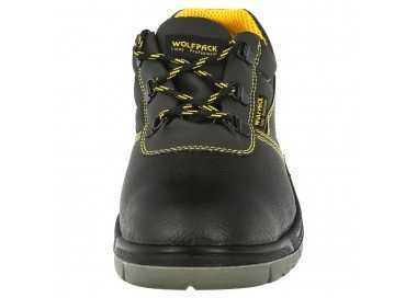 Zapatos Seguridad S3 Piel Negra Wolfpack Nº 48 Vestuario Laboral,calzado Seguridad, Botas Trabajo. (Par)