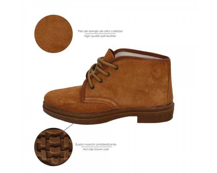 Botas Serraje Huron Nº 42 Bota Trabajo, Bota Campo, Bota Huerta, Bota Huerto, Bota Campo, Calzado Campo (Par)
