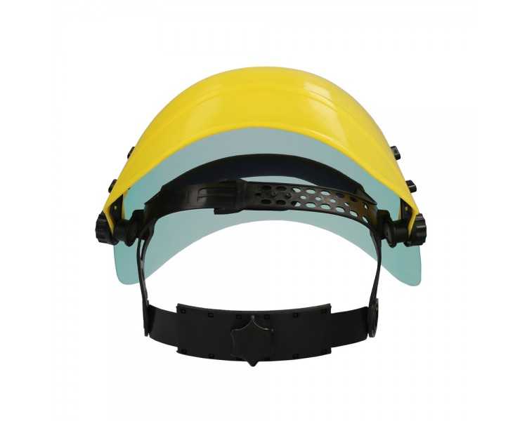 Protector Facial Con Arnes Ajustable Pantalla Policarbonato 390x200 mm. visera Seguridad, Anti Impactos, Casco Desbrozadora