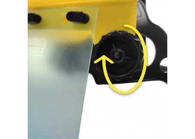 Protector Facial Con Arnes Ajustable Pantalla Policarbonato 390x200 mm. visera Seguridad, Anti Impactos, Casco Desbrozadora