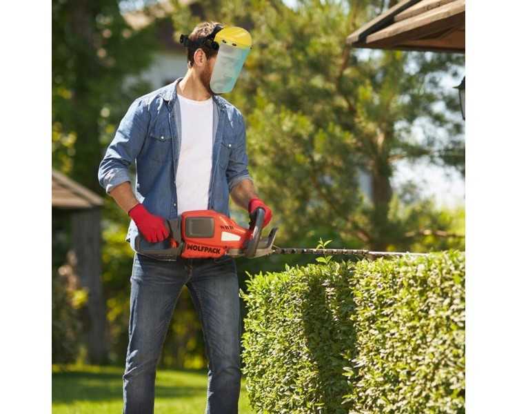 Protector Facial Con Arnes Ajustable Pantalla Policarbonato 390x200 mm. visera Seguridad, Anti Impactos, Casco Desbrozadora
