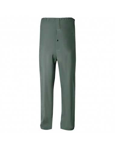 Traje de Agua Impermeable Verde Pvc Talla 7-L