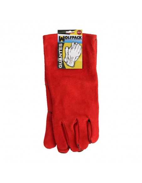 Guantes Soldar Denso Rojo Largo (Par) Guantes Soldar Denso Rojo Largo (Par)