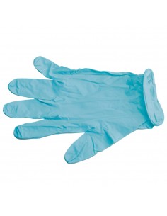 Guantes Desechables Nitrilo Talla 7 M Caja 100 Unidades