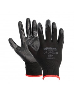 Guantes Nitrilo / Nylon Impregnado 6" (Par)