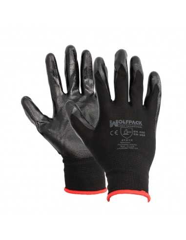 Guantes Nitrilo / Nylon Impregnado 10" (Par)